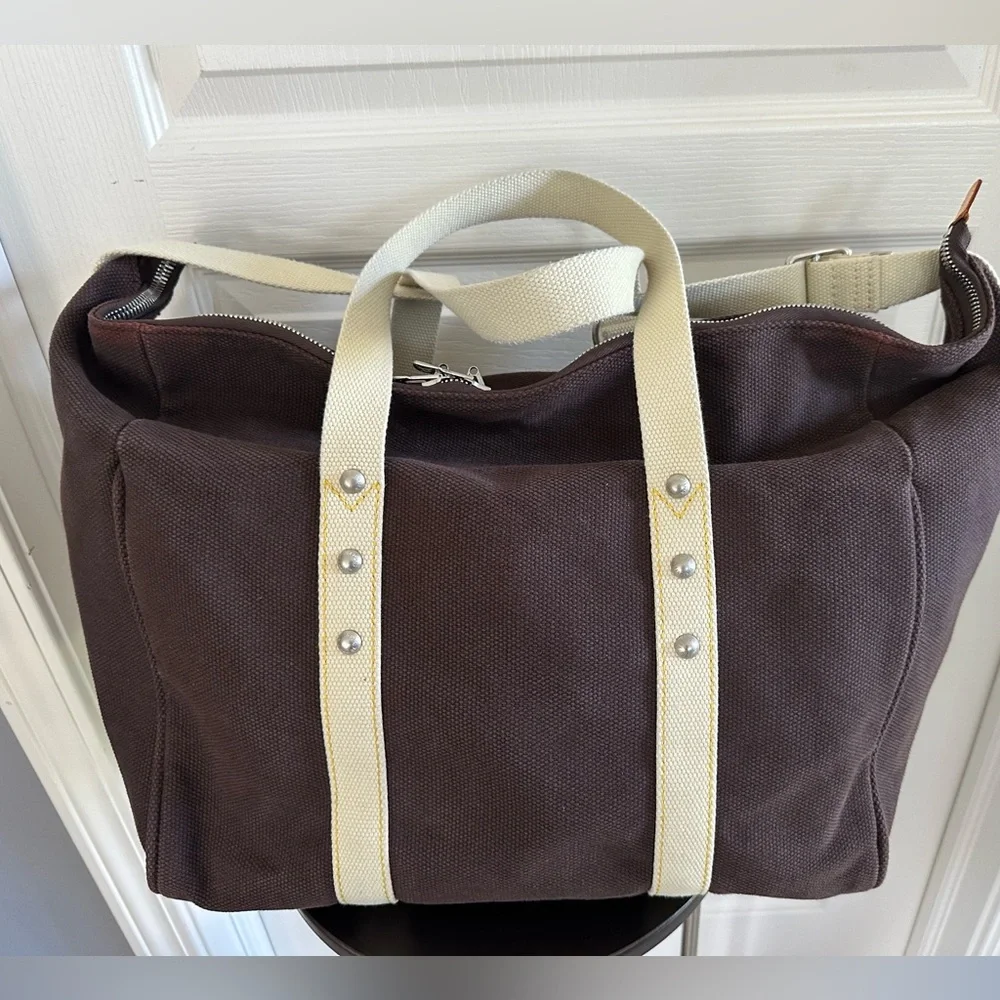 Louis Vuitton Antigua Sac Weekend Bag Tote LV Cup Mocha w/COA - Authentic - Picture 7 of 14